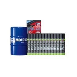 Pack bidón de aceite 60L LIQUI MOLY - 5W40 100% sintético + 12 limpia frenos 500ml