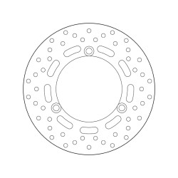 Disco de freno BREMBO Serie Oro redondo fijo 2