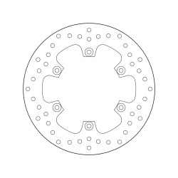 Disco de freno BREMBO Serie Oro redondo fijo 2