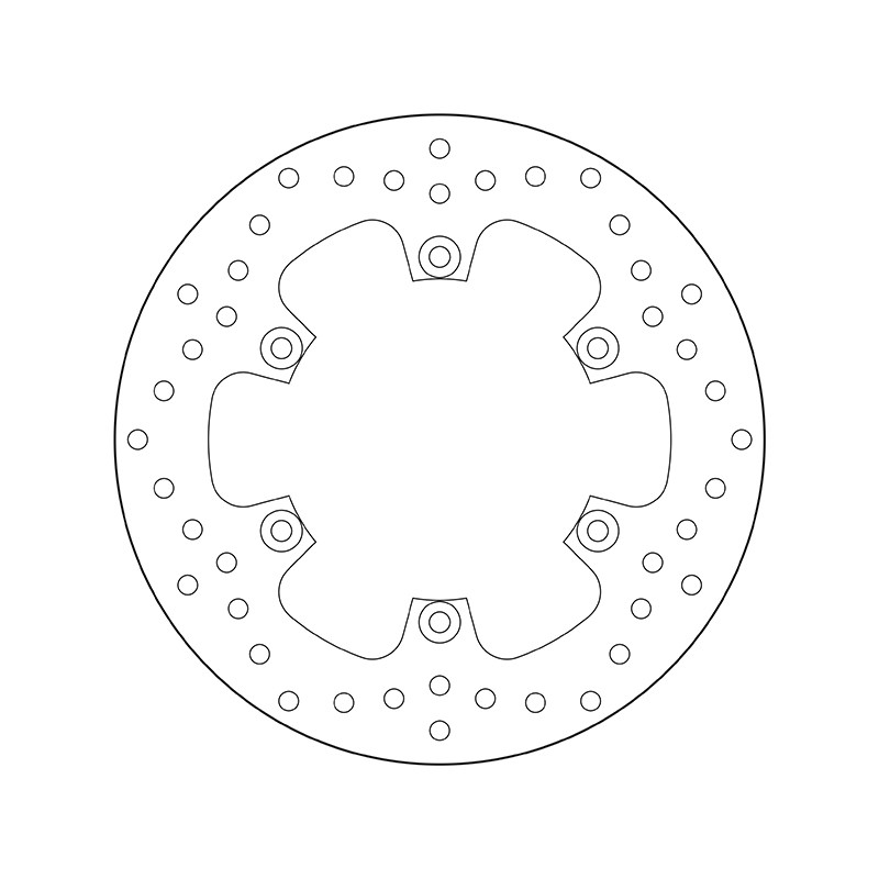 Disco de freno BREMBO Serie Oro redondo fijo
