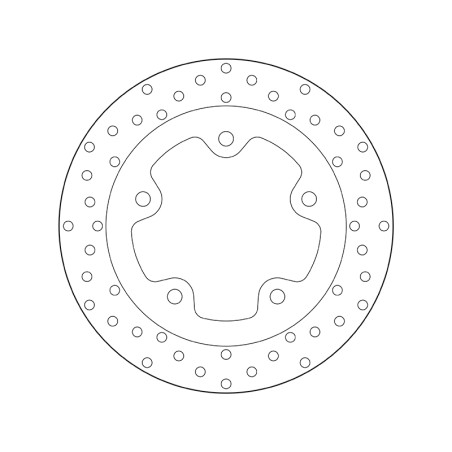 Disco de freno BREMBO Serie Oro redondo fijo