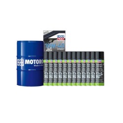 Pack bidón de aceite 60L LIQUI MOLY - 10W40 HC sintético + 12 limpia frenos 500ml