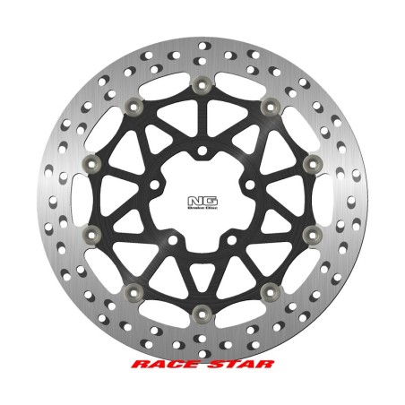 Disco de freno NG BRAKES Race Star redondo flotante