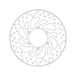 Disco de freno BREMBO Serie Oro redondo fijo 2