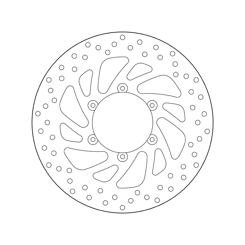 Disco de freno BREMBO Serie Oro redondo fijo