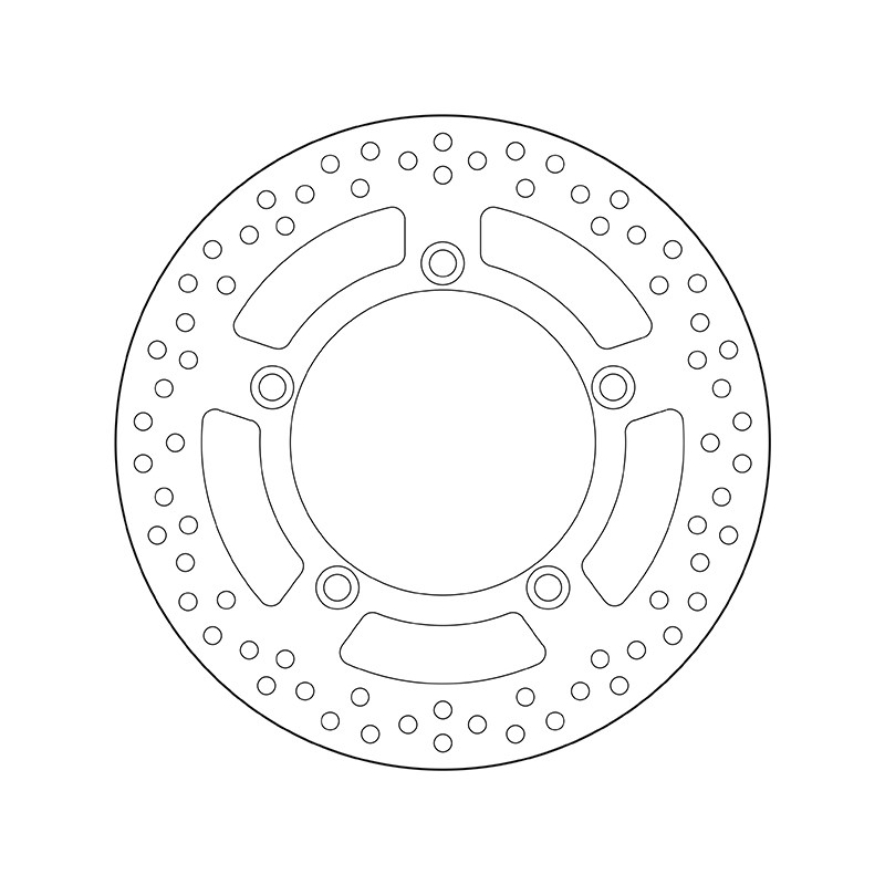 Disco de freno BREMBO Serie Oro redondo fijo
