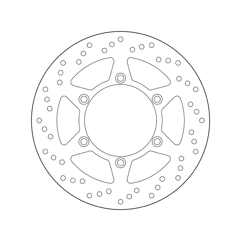 Disco de freno BREMBO Serie Oro redondo fijo