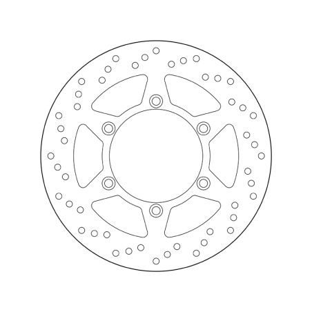 Disco de freno BREMBO Serie Oro redondo fijo