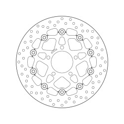 Disco de freno BREMBO Serie Oro redondo flotante 2