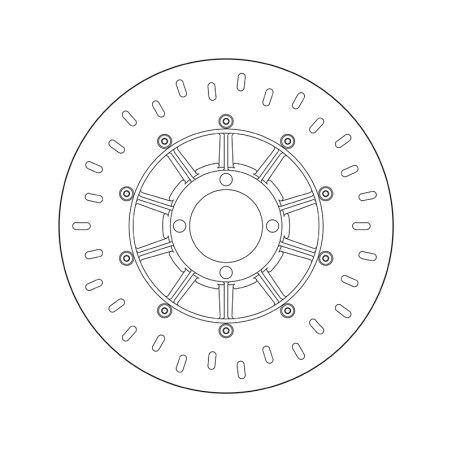 Disco de freno BREMBO Serie Oro redondo fijo
