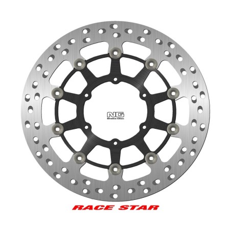 Disco de freno NG BRAKES Race Star redondo flotante