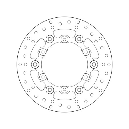 Disco de freno BREMBO Serie Oro redondo flotante