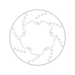 Disco de freno BREMBO Serie Oro redondo fijo 2