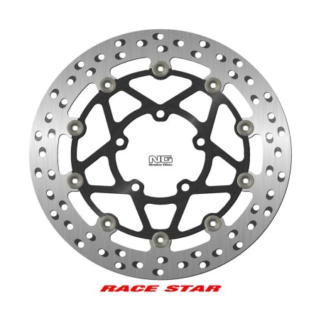 Disco de freno NG BRAKES Race Star redondo flotante