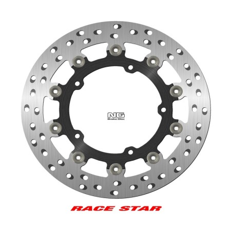 Disco de freno NG BRAKES Race Star redondo flotante