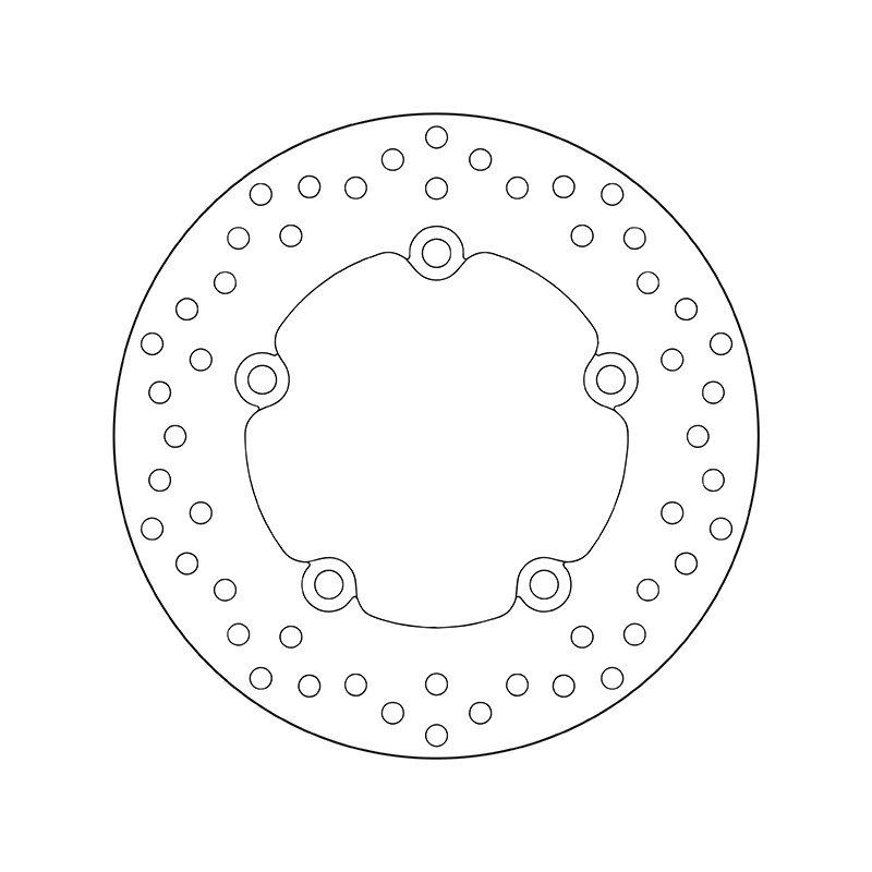 Disco de freno BREMBO Serie Oro redondo fijo