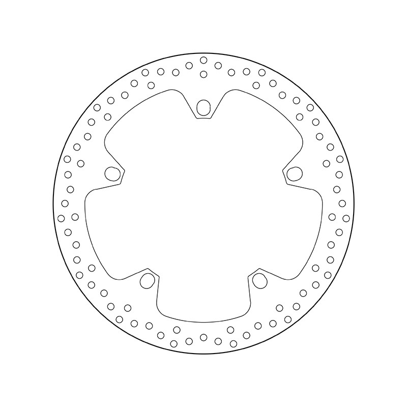 Disco de freno BREMBO Serie Oro redondo fijo