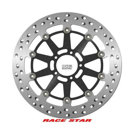 Disco de freno NG BRAKES Race Star redondo flotante