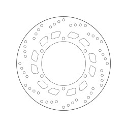 Disco de freno BREMBO Serie Oro redondo fijo 2