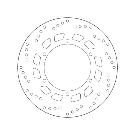 Disco de freno BREMBO Serie Oro redondo fijo