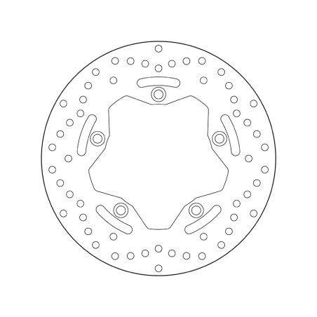 Disco de freno BREMBO Serie Oro redondo fijo