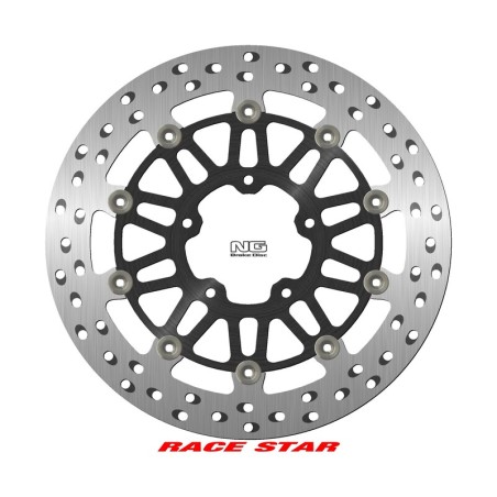Disco de freno NG BRAKES Race Star redondo flotante