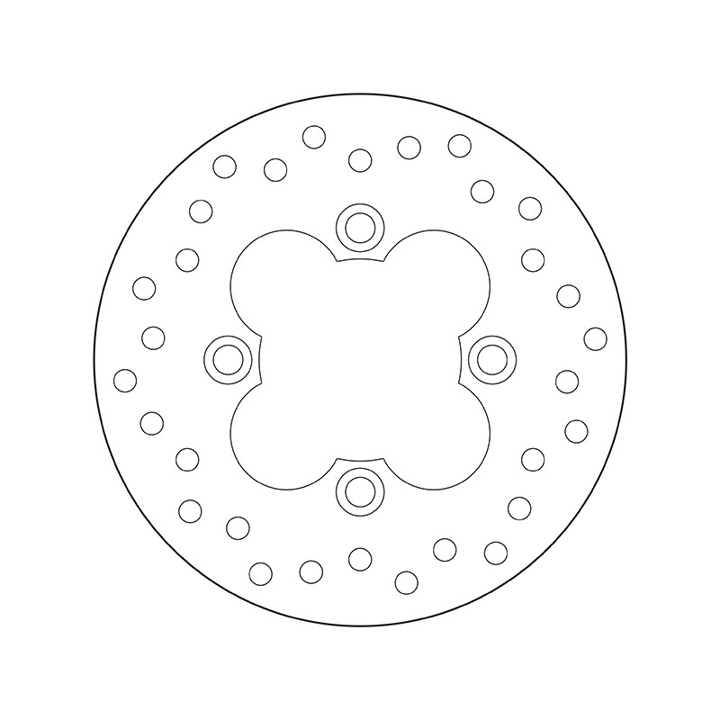 Disco de freno BREMBO Serie Oro redondo fijo
