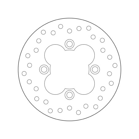 Disco de freno BREMBO Serie Oro redondo fijo