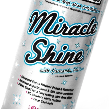 Pulimento (cera de carnauba) Muc-Off Miracle Shine Motorcycle Polish Bote 500ml