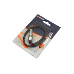 Tornillo sensor de freno hidráulico TECNIUM M10x1,00 doble cable recto L:330mm 2