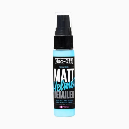 Limpiador y detallador para casco mate MUC-OFF Matt Helmet Detailer - 32ml x18