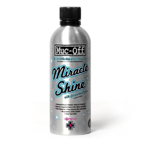 Pulimento (cera de carnauba) MUC-OFF Miracle Shine Motorcycle Polish Bote 500mlx12