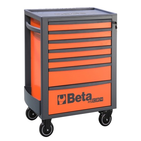 Carro de taller móvil BETA de 7 cajones con 248 herramientas