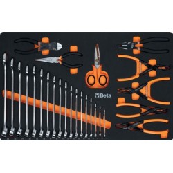 Carro de taller móvil BETA de 7 cajones con 248 herramientas 2