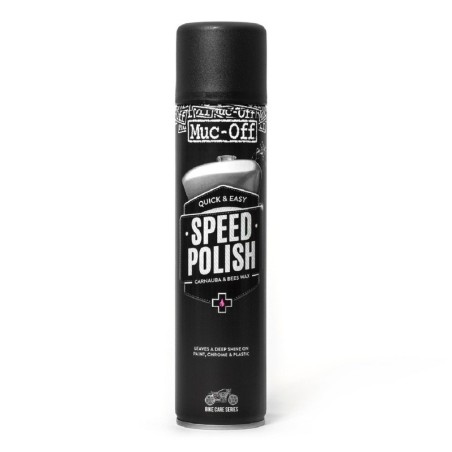 Pulimento (cera de carnauba) MUC-OFF Motorcycle Speed Polish Spray 400mlx12