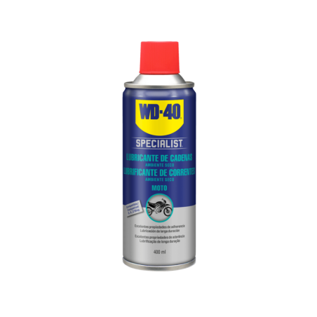 Lubricante de cadena WD-40 Specialist Moto condiciones secas - Spray 400ml