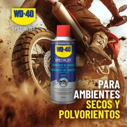 Lubricante de cadena WD-40 Specialist Moto condiciones secas - Spray 400ml 2