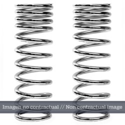 Muelle de amortiguador trasero YSS progresivo cromado 46-30-50-160