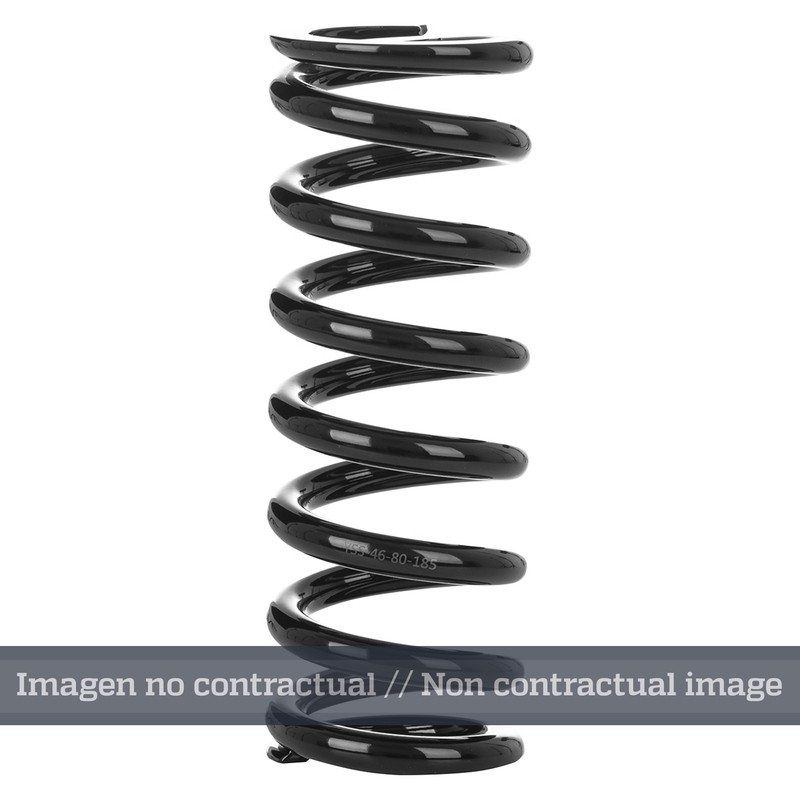 Muelle de amortiguador trasero YSS lineal negro 56-160-215