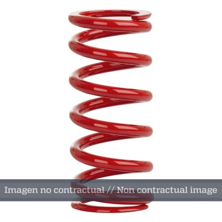 Muelle de amortiguador trasero YSS lineal rojo 56-140-150