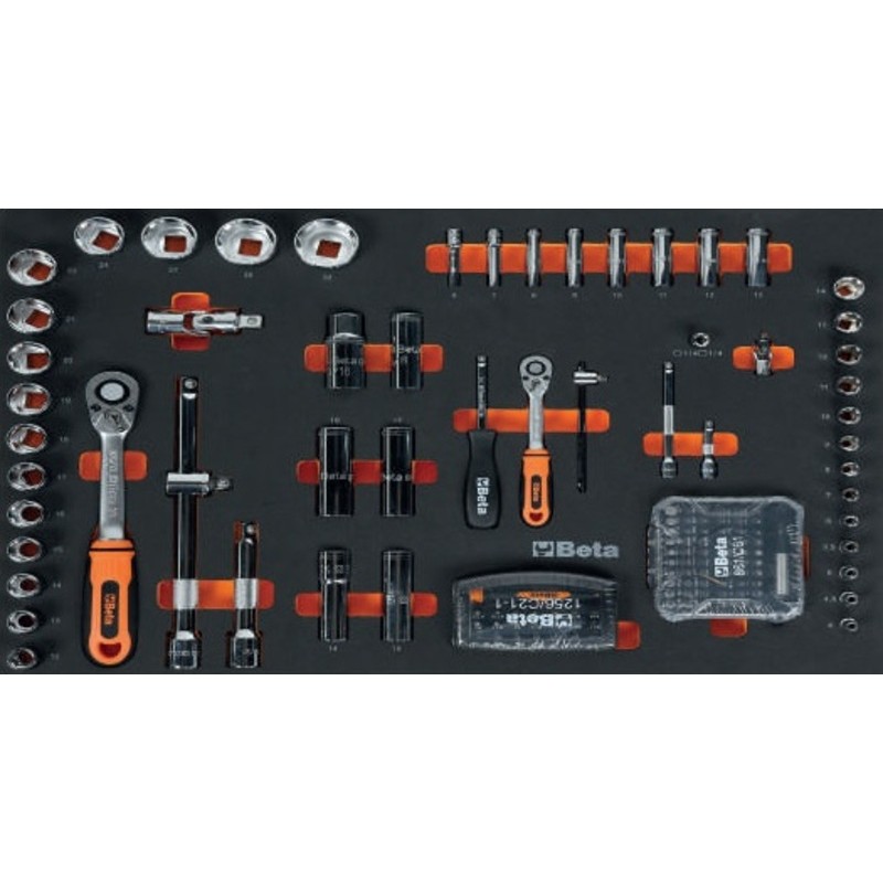 Surtido de 196 herramientas BETA en termoformados rígidos