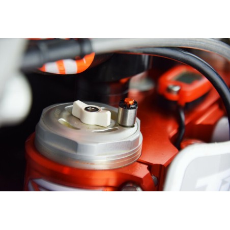 Purgadores de horquilla SCAR para horquillas WP/Marzocchi/Öhlins M4x0,7mm - Naranja