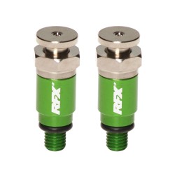 Purgadores de aire de horquilla RFX Pro M5 x 0,8 (verde) Kayaba/Showa