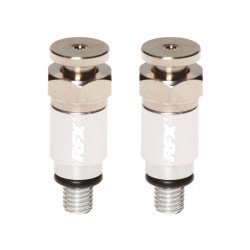 Purgadores de aire de horquilla RFX Pro M5 x 0,8 (plata) Kayaba/Showa