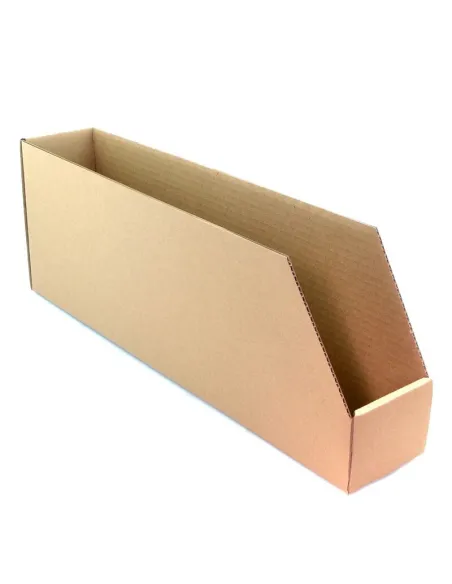 Caja de cartón automontable V PARTS para organización de stock - 560x100x200mm