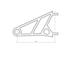 HIGHSIDER CNC lamp holder set for 35-37 mm 2