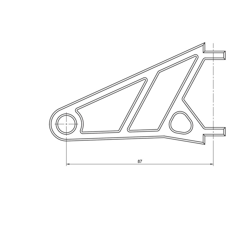 HIGHSIDER CNC lamp holder set for 38 - 41 mm