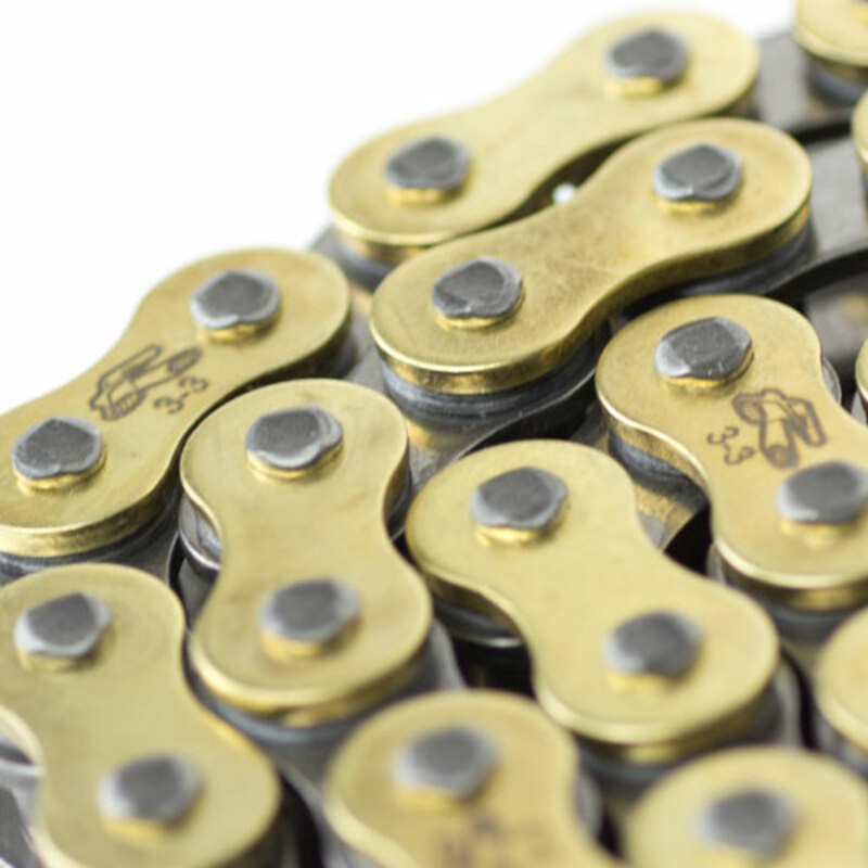 Cadena Renthal con retenes 520R3-3 con 116 eslabones negro/oro