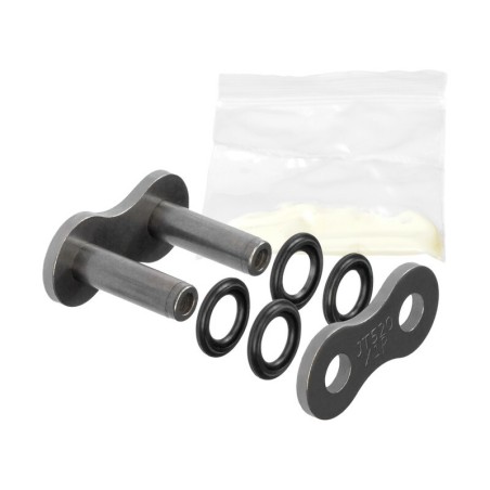 Enganche de cadena JT DRIVE CHAIN 520X1R con reten X-Ring tipo remache 520