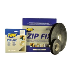 Cinta autoadhesiva de gancho Zip Fix HPX negro